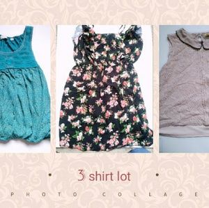 3 shirt lot